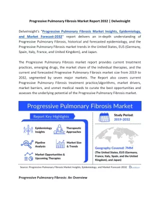 Progressive Pulmonary Fibrosis Market