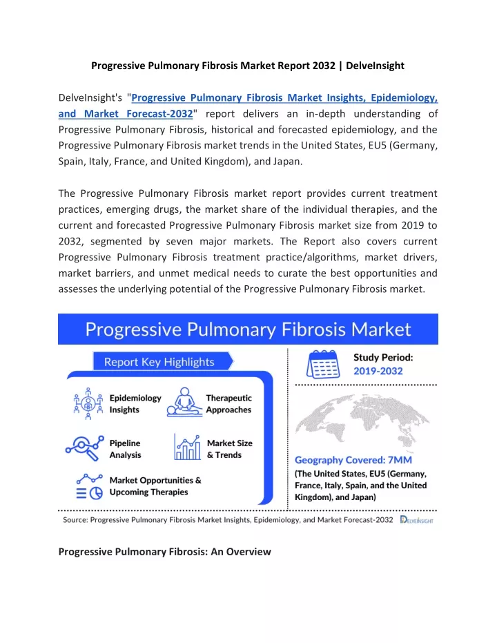 progressive pulmonary fibrosis market report 2032