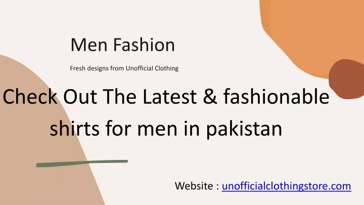 men fashion