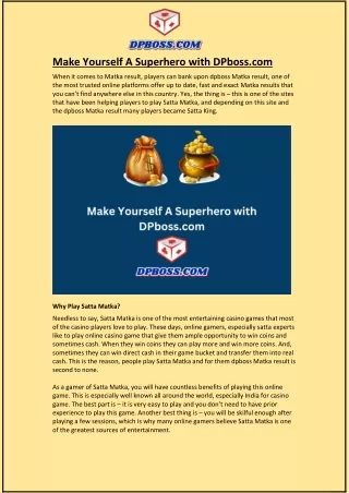 make yourself a superhero with dpboss com