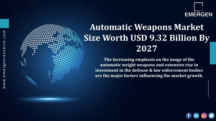 automatic weapons market size worth