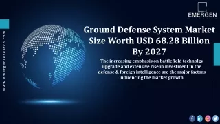 Ground Defense System Market Growth Factors, Revenue Analysis, 2030