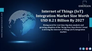 Internet of Things (IoT) Integration Market Key Players, Growth Trend, and Forec