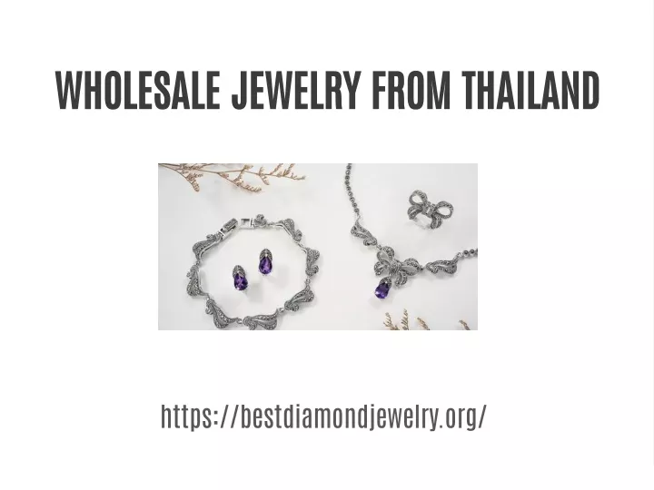 wholesale jewelry from thailand