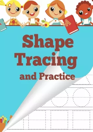 Shape Tracing and Practice Workbooks for young learners