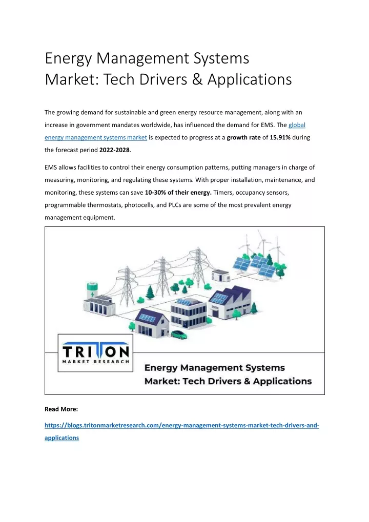 energy management systems market tech drivers