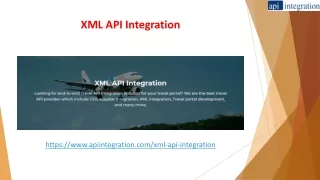 XML API Integration