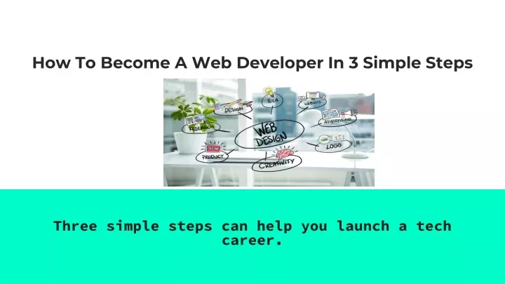 how to become a web developer in 3 simple steps