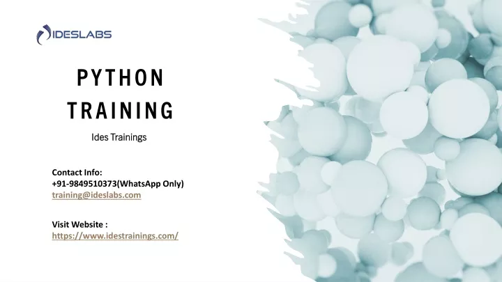 python training