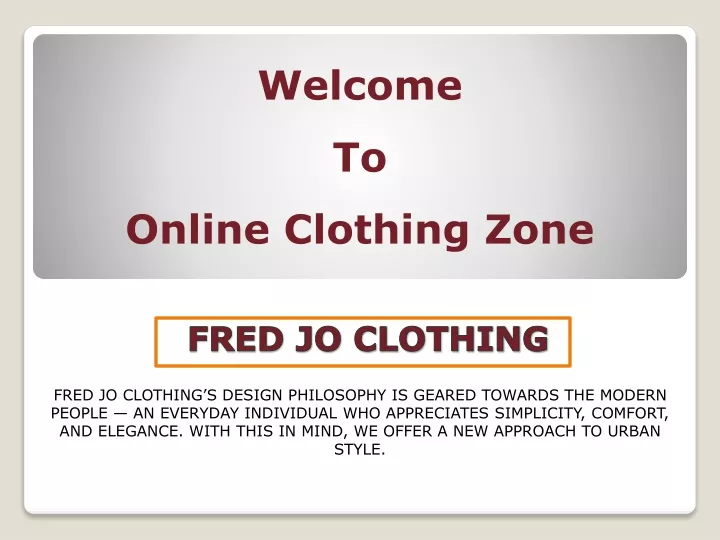 fred jo clothing