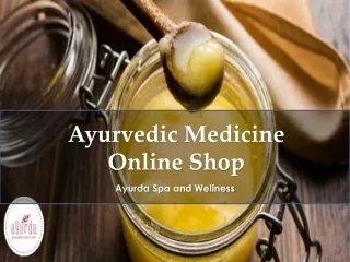 Ayurvedic Medicine Online Shop - www.ayurda.com