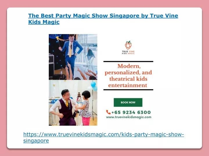 the best party magic show singapore by true vine