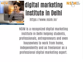 digital marketing institute in delhi https