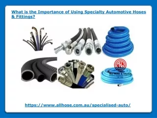 what is the importance of using specialty