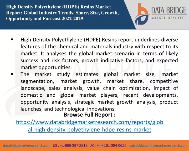 high density polyethylene hdpe resins market