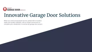 Smart Garage Door Service