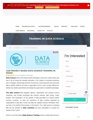 best-data-science-training