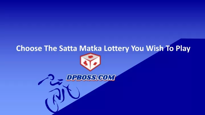 choose the satta matka lottery you wish to play