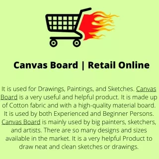 canvas board retail online
