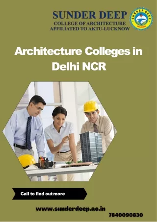 architecture colleges in delhi ncr