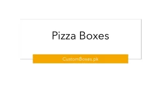 Captivate the Food Lovers Towards Pizzas Packed in Custom Pizza Box