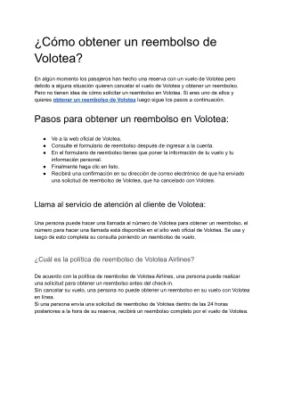 c mo obtener un reembolso de volotea