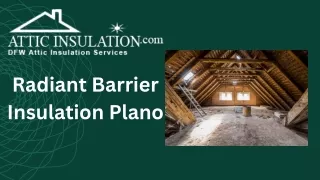 Radiant Barrier Insulation Plano