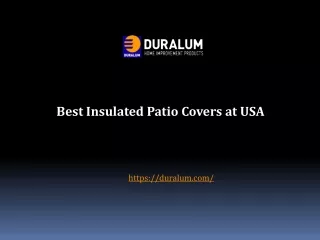 best insulated patio covers at usa