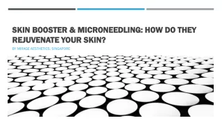 Skin Booster & Microneedling