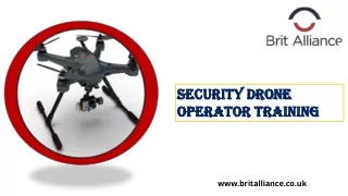 Security Drone Operator Training