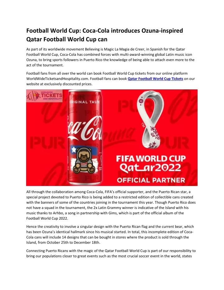 football world cup coca cola introduces ozuna