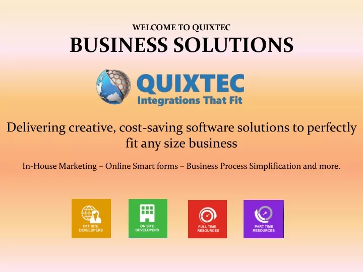 welcome to quixtec business solutions