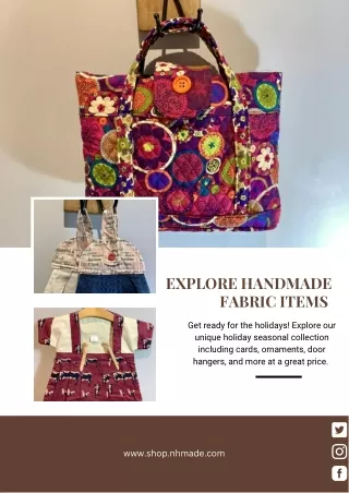Explore Handmade Fabric Items Collection - NHMade