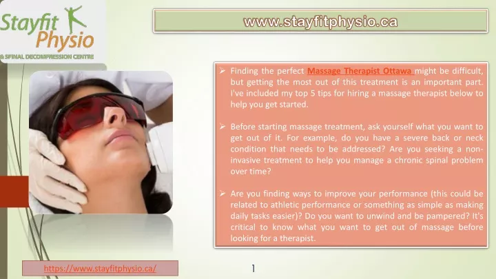 finding the perfect massage therapist ottawa