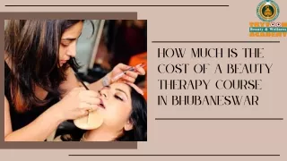 How Much is the Cost of Beauty Therapy Course in Bhubaneswar