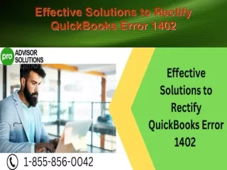 effective solutions to rectify quickbooks error 1402