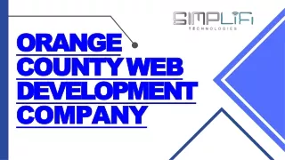 Web Development Company in The Orange County