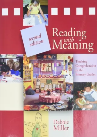 Reading with Meaning 2nd Edition Teaching Comprehension in the Primary Grades