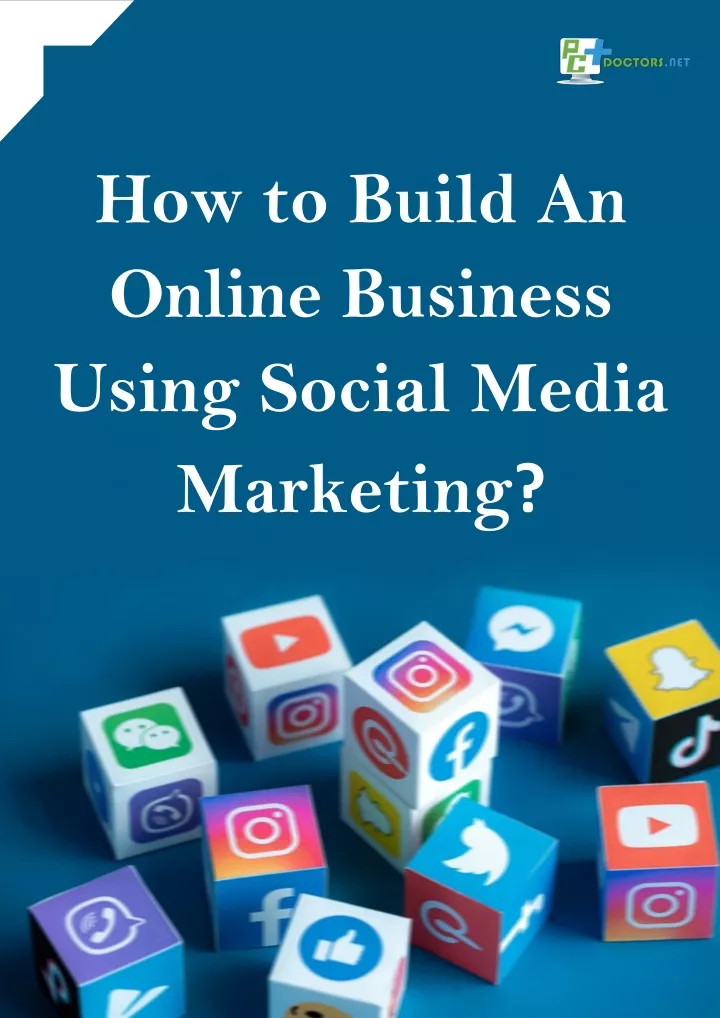 how to build an online business using social