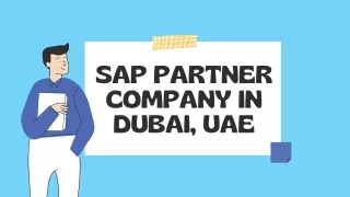 SAP partner company in UAE - Exalogic Consulting