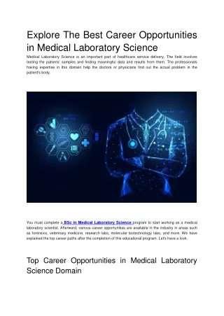 Explore-The-Best-Career-Opportunities-in-Medical-Laboratory-Science