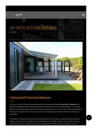 Diy Patio Kits Melbourne