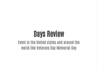days review