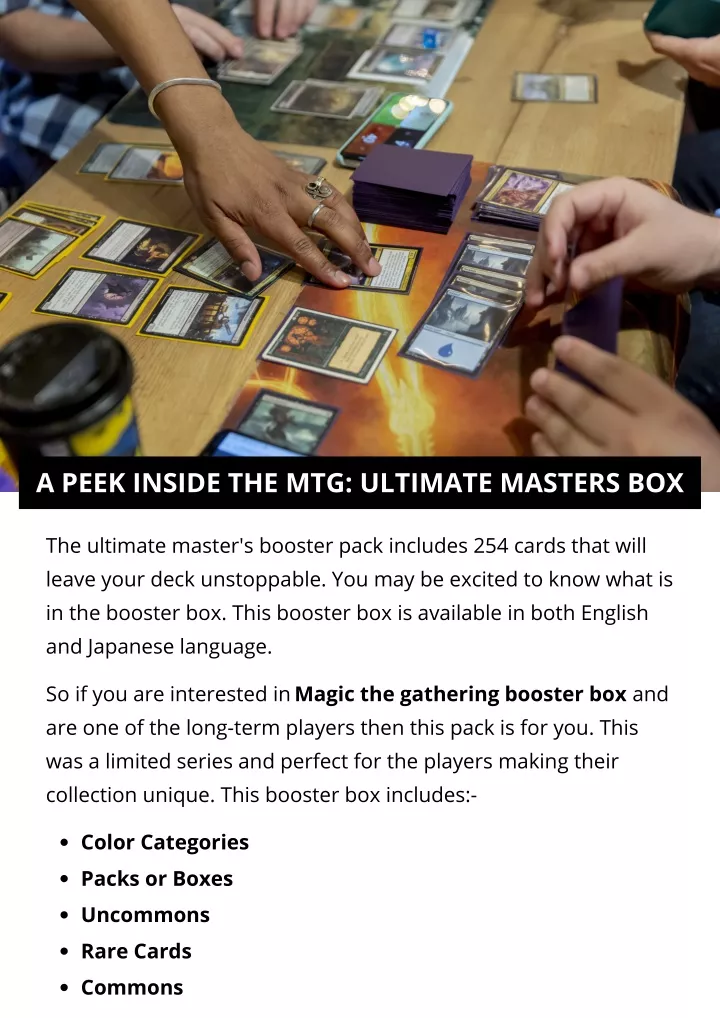 a peek inside the mtg ultimate masters box
