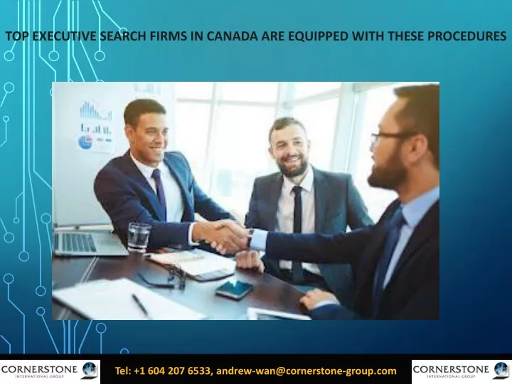 top executive search firms in canada are equipped