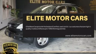 Certified Used Cars For Sale In Newark, NJ Elite Motor Cars