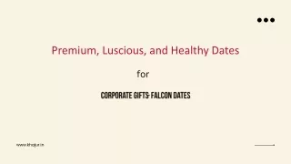 Premium, Luscious, and Healthy Dates