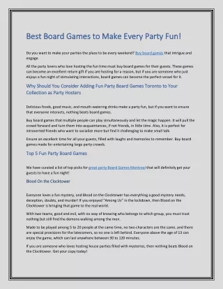 best board games to make every party fun best