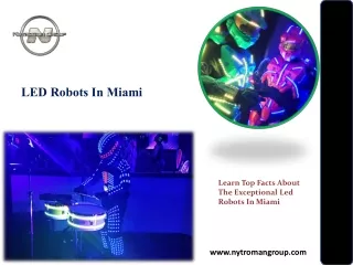 LED Robots In Miami