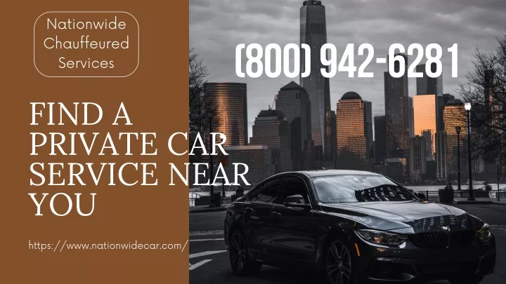 nationwide chauffeured services